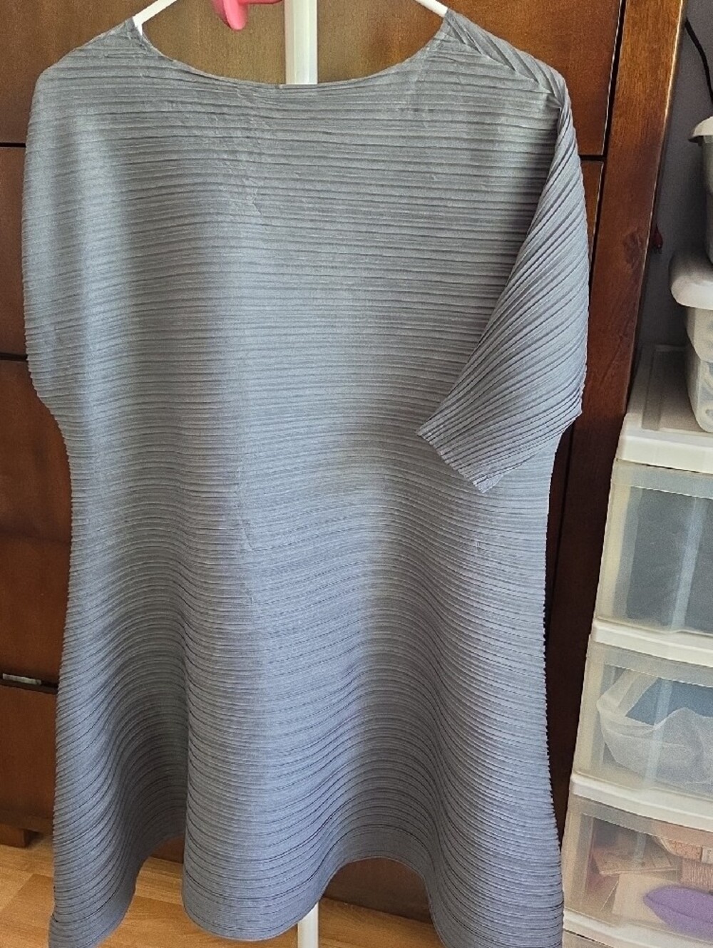Pleats Please Issey Miyake in Slate Blue - Picture 3 of 7